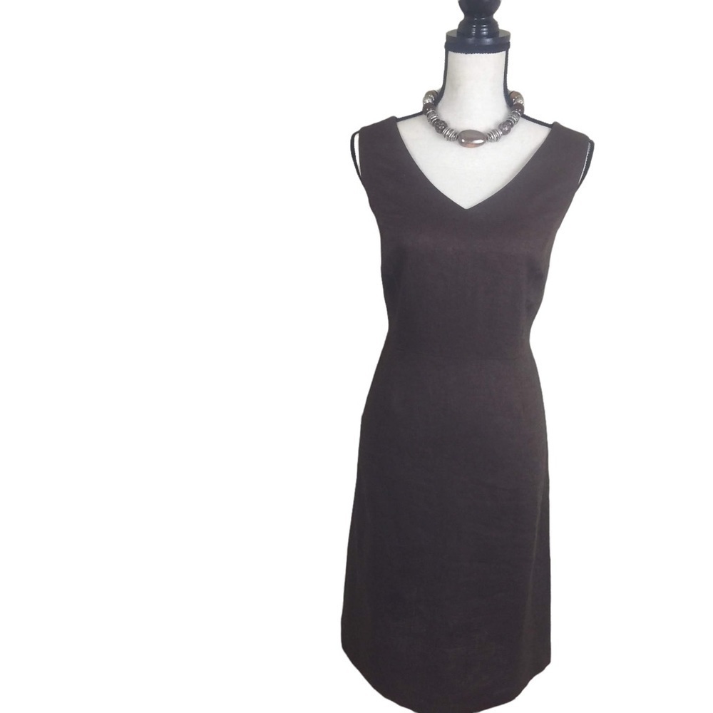 NWOT:  George Me Brown Sleeveless Dress Sz-10